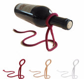 1pcs Creative novelty magic illusion floating wine bottle holder rope lasso wine rack whisky whiskey kitchen bar pub accessories