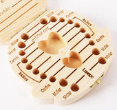 Wood Storage Box For Baby Kids Tooth Box Organizer