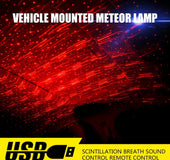 LED USB car atmosphere ambient star DJ light