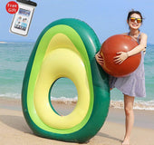 Inflatable Avocado Pool Float