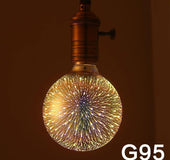 3D Fireworks Christmas Bulbs