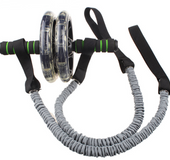 Abdominal wheel auxiliary pull rope