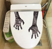Halloween Ghost Hand Wall Sticker Horror Glass Wall Sticker