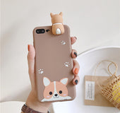 Cartoon corgi dog doll case | Huawei