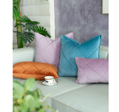 Simple lattice multicolor pillow pillowcase