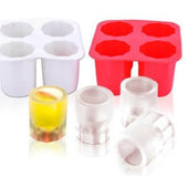 Silicone Ice Maker Mould Bar Party Drink Ice Tray Cool Shape Ice Cube Freeze Mold 4-Cup Ice Mold Cup