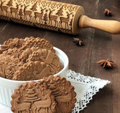 Rolling Pin Christmas Embossing
