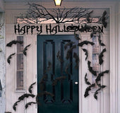 Halloween horror house simulation bat