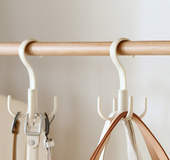 Rotary hanger, scarf, tie, scarf, clothes hanger, multi-functional plastic hanger for household use and space saving