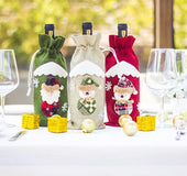 Christmas Wine Bottle Socks