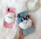 3D animal TPU+Fur | IPhone