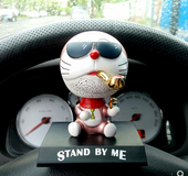 Funny personality blue fat car decoration machinecreative car interior jewelry version jinglehand office