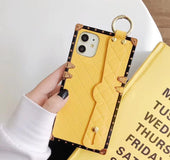 Patent leather case with mobile | IPhone