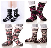 Love striped knit socks