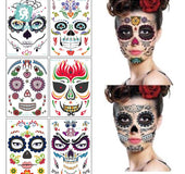 Halloween face sticker tattoo sticker