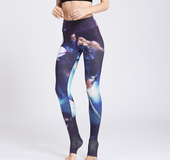 Women Sexy Yoga Pants Printed Dry Fit Sport Pants Elastic Fitness Gym Pants Workout Running Tight Sport Leggings Female Trousers