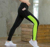 Women Yoga Pant With Pocket Tights Energy Seamless Sports Pants For Women High Waist Sport Leggings Fitness Running Pants Women