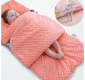 Newborn Baby Blanket Warm Fleece Stroller Cover Quilt
