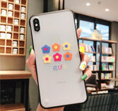 Acrylic borderless avocado cartoon dinosaur | IPhone