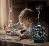 7 LED Color Lighting Modes 3D Aromatherapy