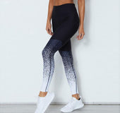 Women Fitness Leggings Casual Print Workout Pants Pencil Stretchy Trousers Gradient Legging Skinny Leggins Gothic Jeggings