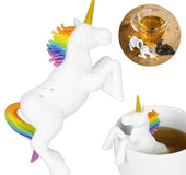 1PC Creative Food-Grade Unicorn Shape Silicone Tea Infuser Strainers Filter Loose Tea Bag Leaf Herbal Spice Filter Diffuser