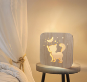 Wooden lamp table lamp