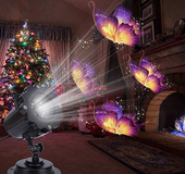 Christmas Light Projector, LED Projector Outdoor Waterproof Lighting Projection Landscape with, Projection Lamp Decoration for Party, Halloween, Holidays
