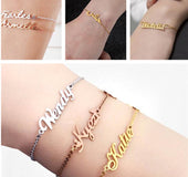 DIY name custom anklet