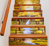 Self-adhesive stairs stickers