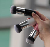 Makeup brush powder