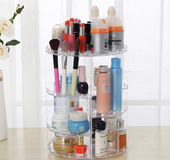 Cosmetic storage shelf makeup storage box
