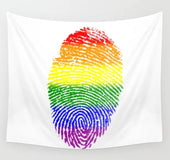 Color line tapestry