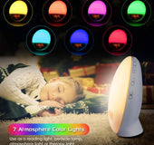 Simulation Nature Sounds Sleeping Light Alarm Clock