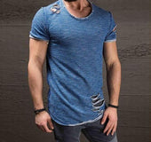 Ripped Short Sleeve T-Shirts
