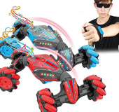 Gesture sensing remote control twisting car