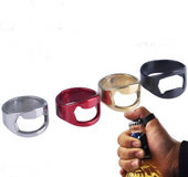 Four Colors Stainless Steel Finger Ring Ring-Shape Beer Bottle Opener for Beer Bar Tool