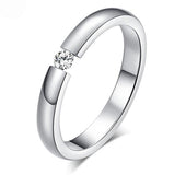 Zircon ring tail ring