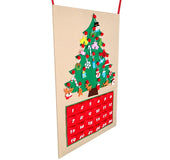 Christmas tree calendar pendant