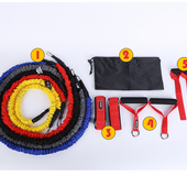Resistance latex pull rope set