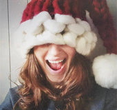 Christmas hat with pompom