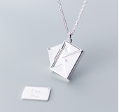 Laser Engraving 925 Sterling Silver Necklace