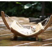 Hamaca Cama De Madera Para Gato