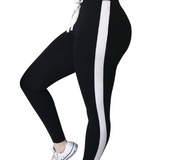 Women Running Pants Slim Fitness Leggings Patchwork Elastic Sport Pants Yoga Leggins Gym Training Trousers