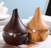 Wood grain tip humidifier air purifier