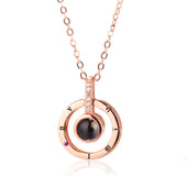 Collares con leyenda TE AMO en 100 idiomas