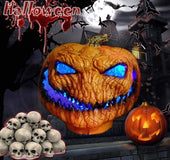 Halloween pumpkin lights funny ghost pumpkin decoration