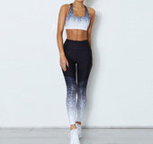 Women Fitness Leggings Casual Print Workout Pants Pencil Stretchy Trousers Gradient Legging Skinny Leggins Gothic Jeggings