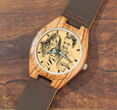 Photo Watch Brown Leather