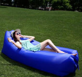 Inflatable Sofa Lazy Bag Camping Air Bed Lounger